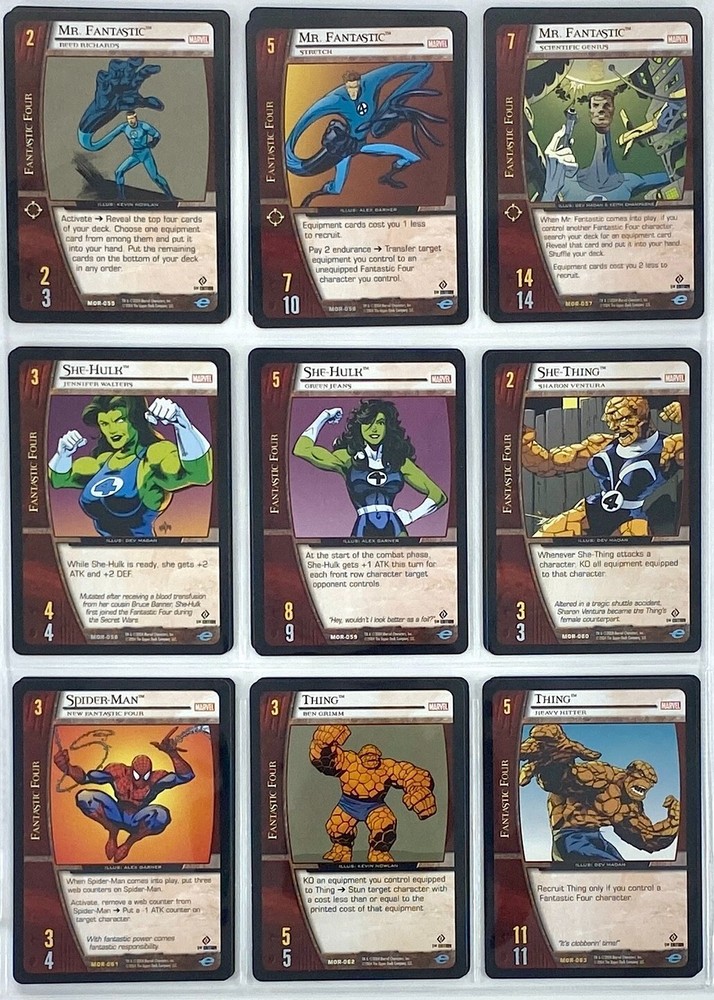 VS System Marvel Origins MOR 2004 220/220 COMPLETE SET NM
