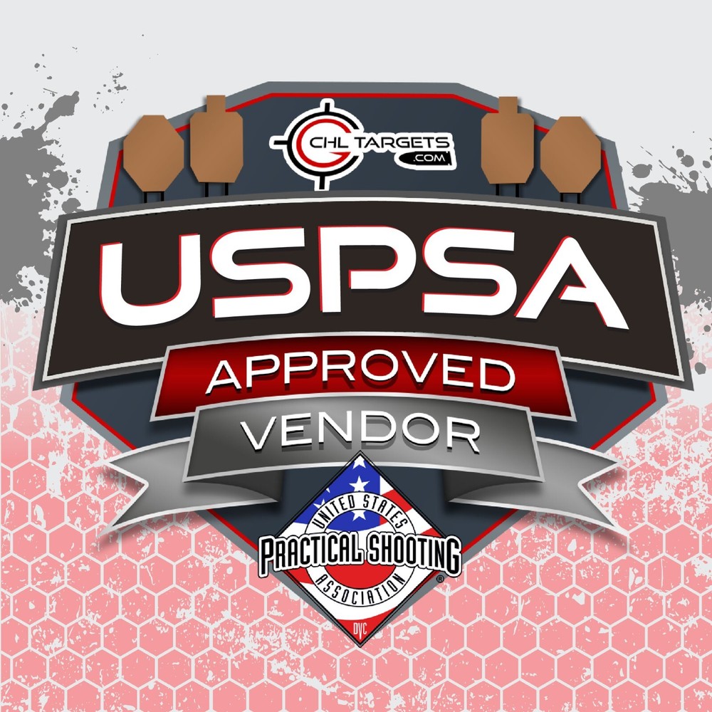 Official USPSA Cardboard Targets, Competition Torso Target