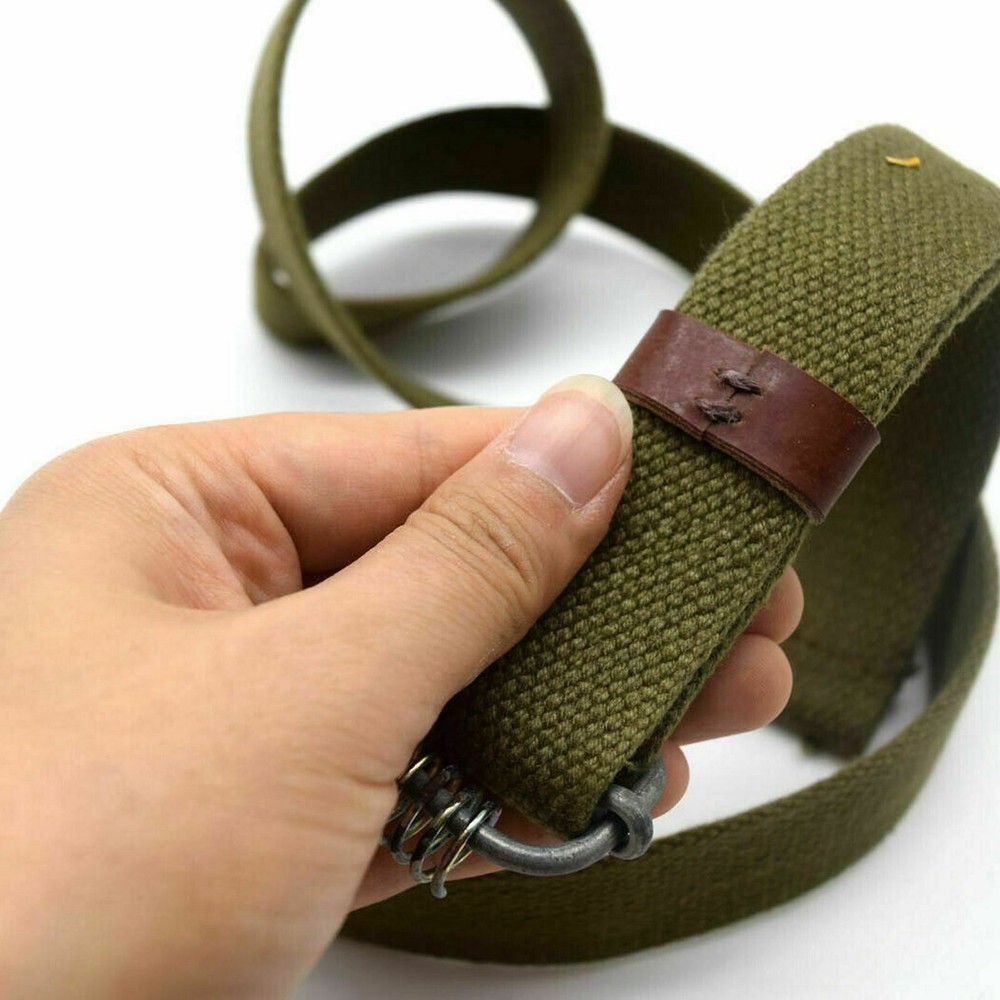 Old Surplus Type 56 SKS Double iron Spring Ring Canvas Strap