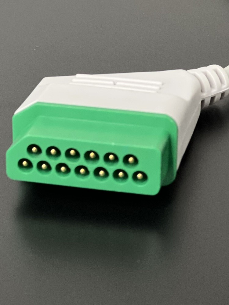 Nihon Kohden ECG Cable 3 Leads Snap Compatible - Same Day Shipping