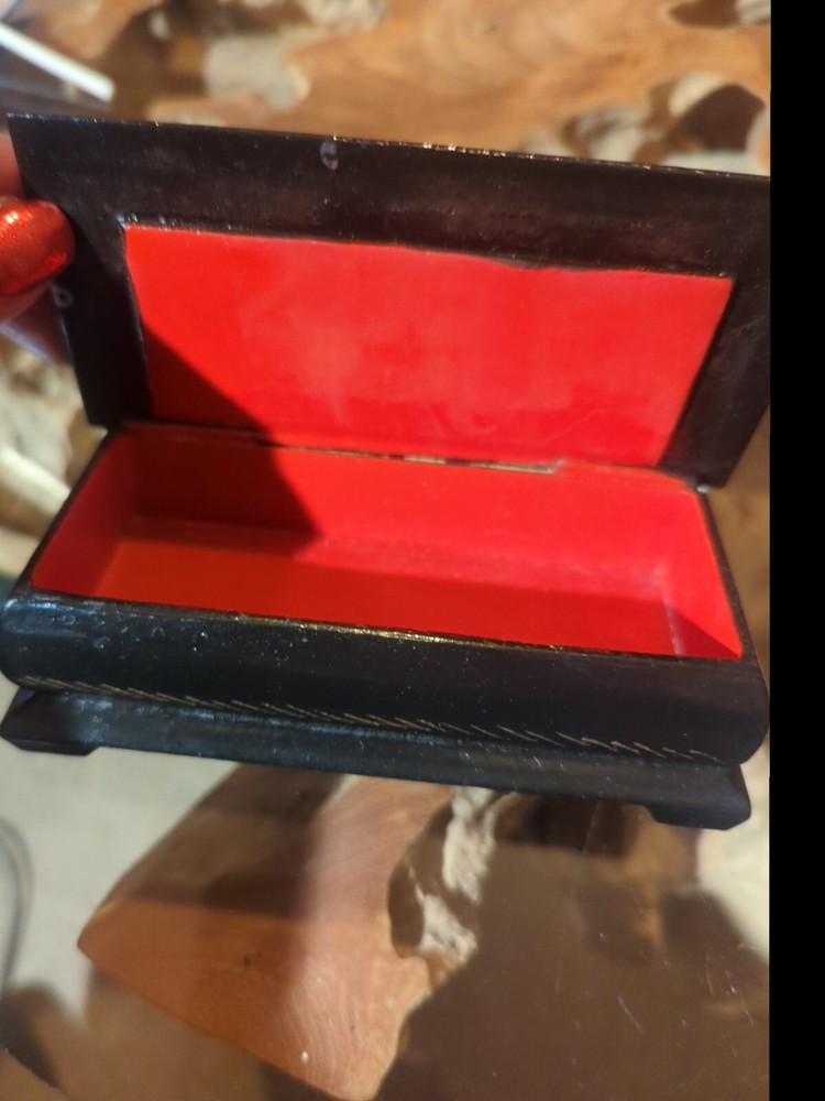 Lacquer boxes Excellent Condition 2 Of Them Signed