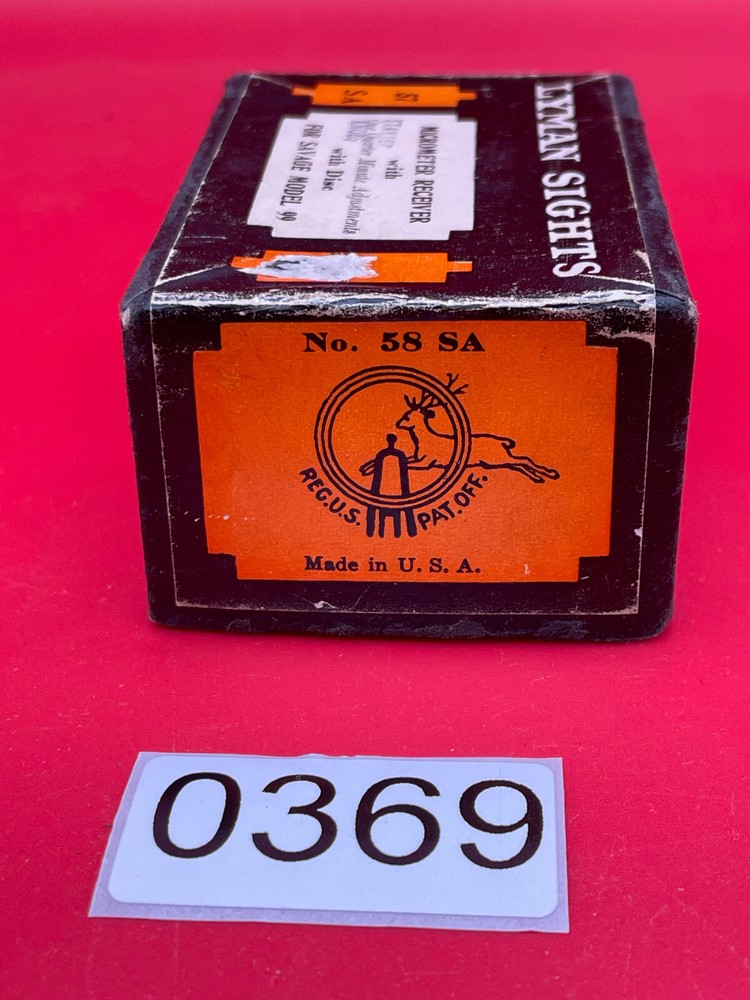 Lyman Peep Sight Box Only Savage Model 99 (#0369)