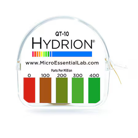 Hydrion Quatstart Quat Test Kit, Wall Mount