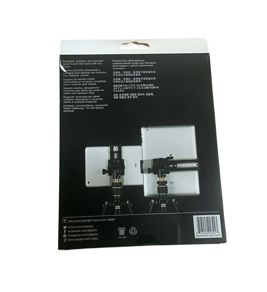 JOBY GripTight PRO Tablet Mount (Black) JB01394