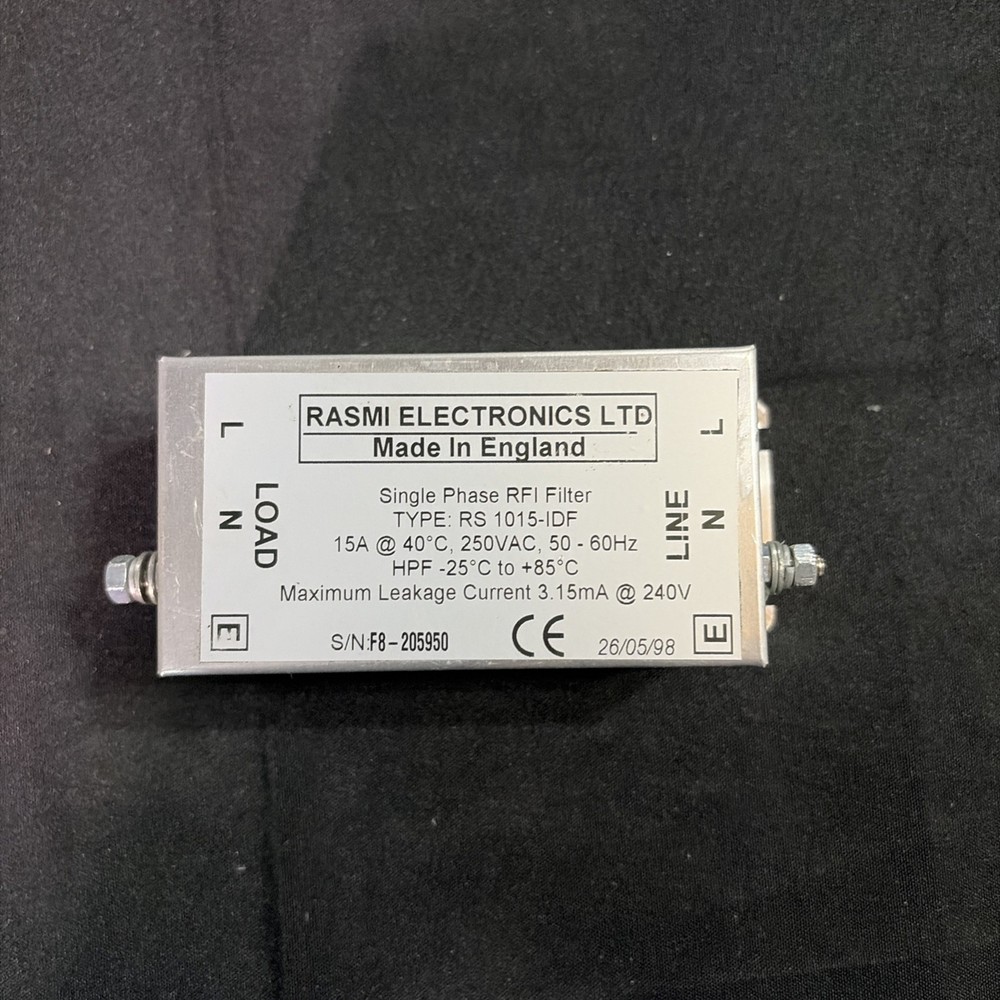 Rasmi Electronics Ltd. RS 1015-IDF Single-Phase RFI Filter