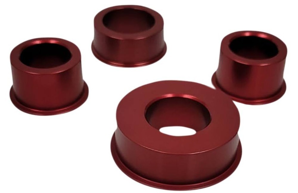 Driven Captive Red Wheel Spacers (DCWS-026)
