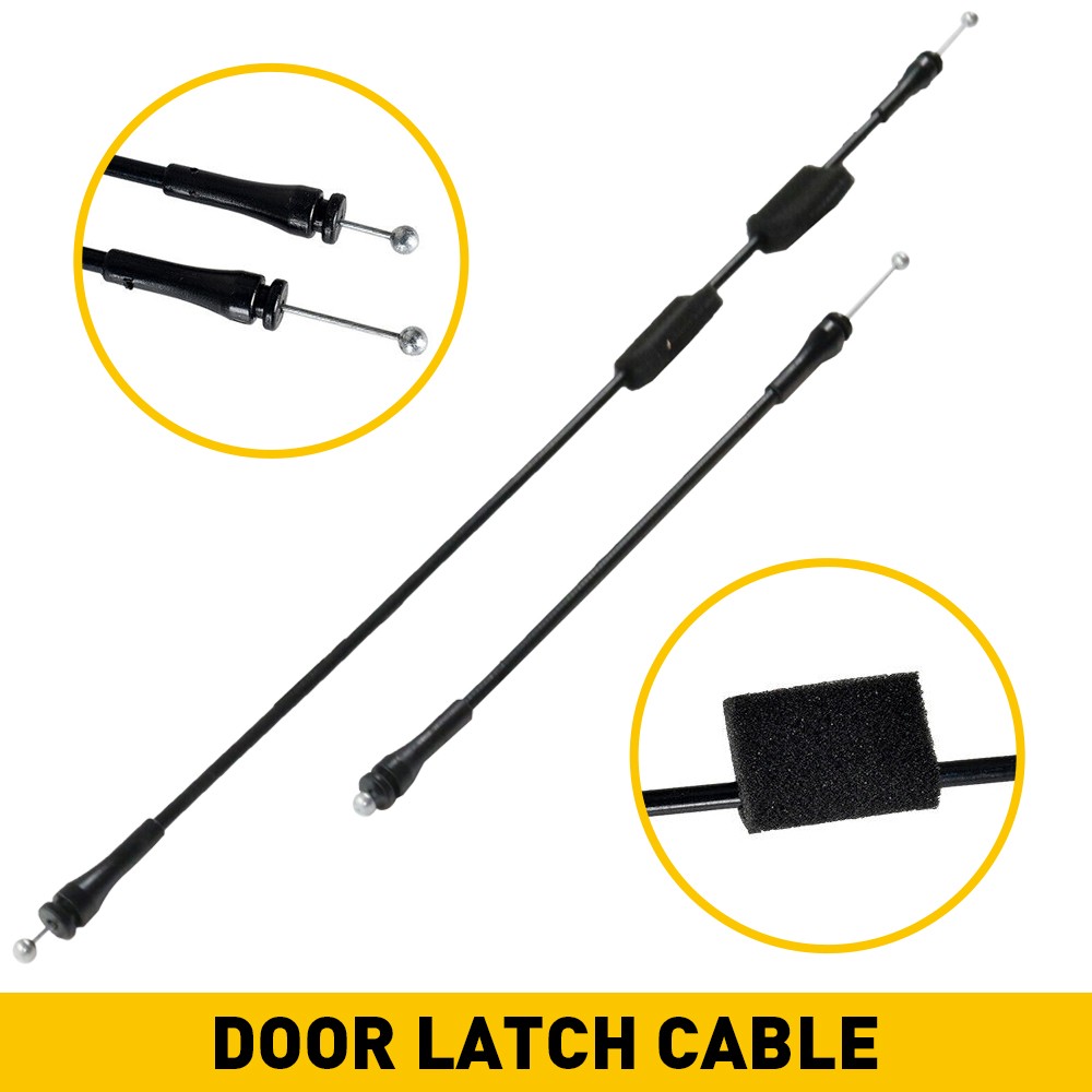 4x Fit Ford E-150 E-250 E-350 E-450 E-550 Door Latch Cables Rear Passenger Side