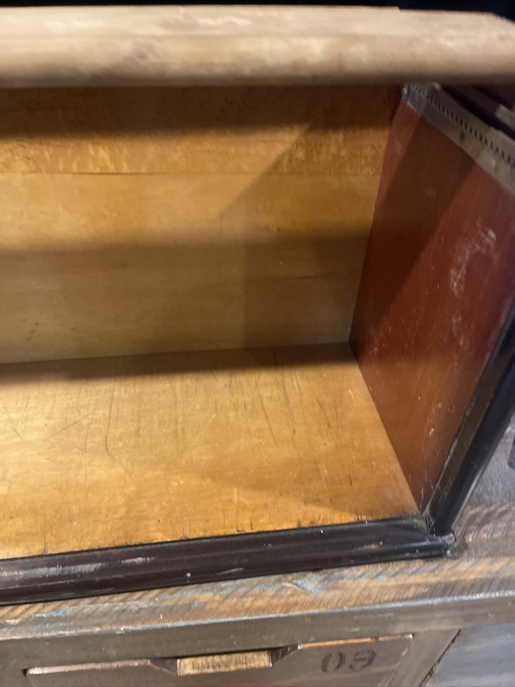 Macey Oak Barrister Bookcase Section # 811 Finish 15 For Restore Missing Front
