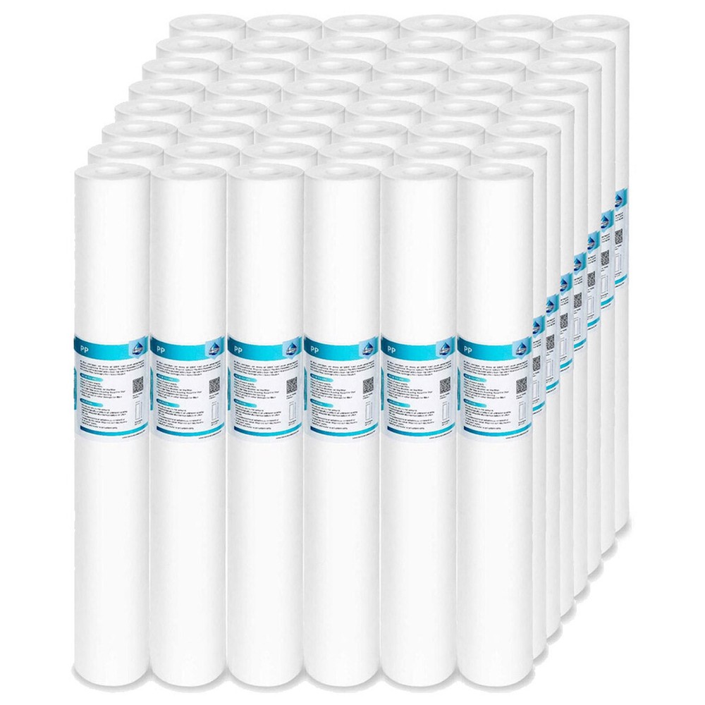 1-48 Pack 1/5/10/20 Micron 20"x2.5" Whole House Sediment Water Filter Cartridges
