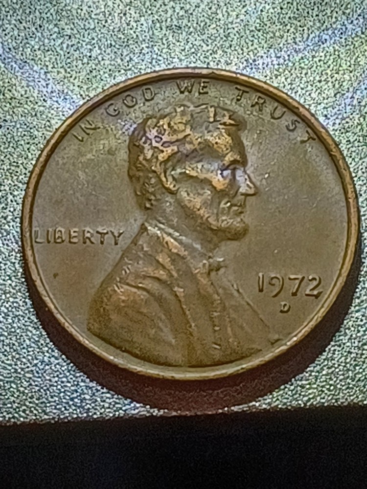 1972D PENNY ERRORS NO FG