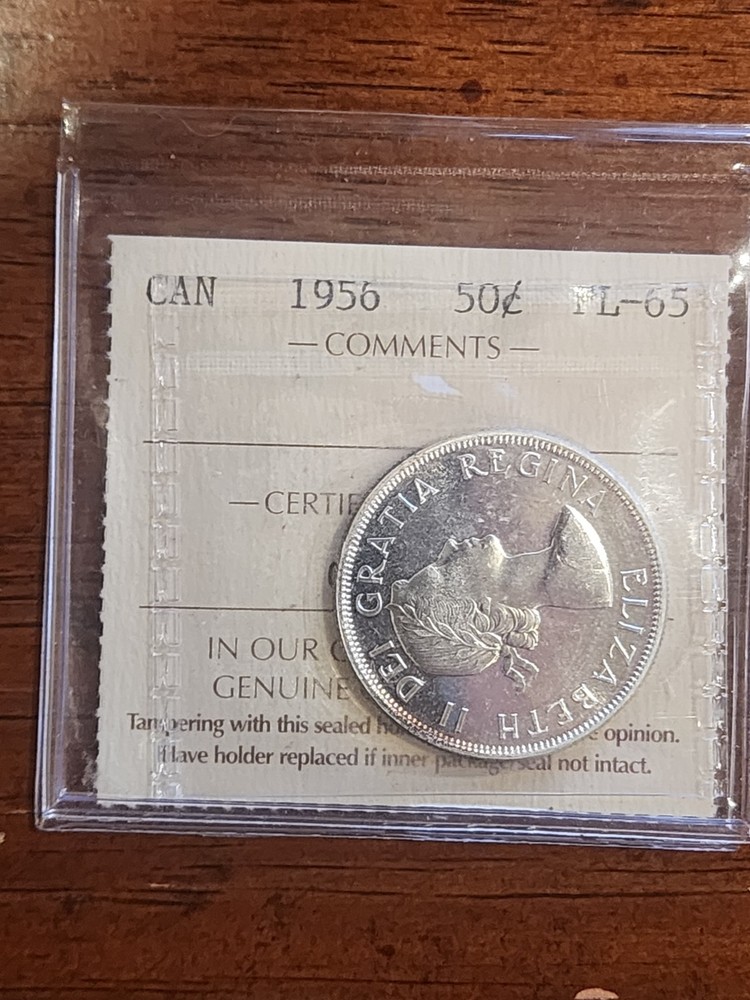 1956 Canada 50 Cents - PL 65