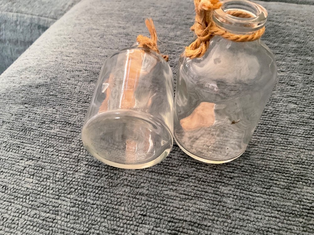 two mini bottles