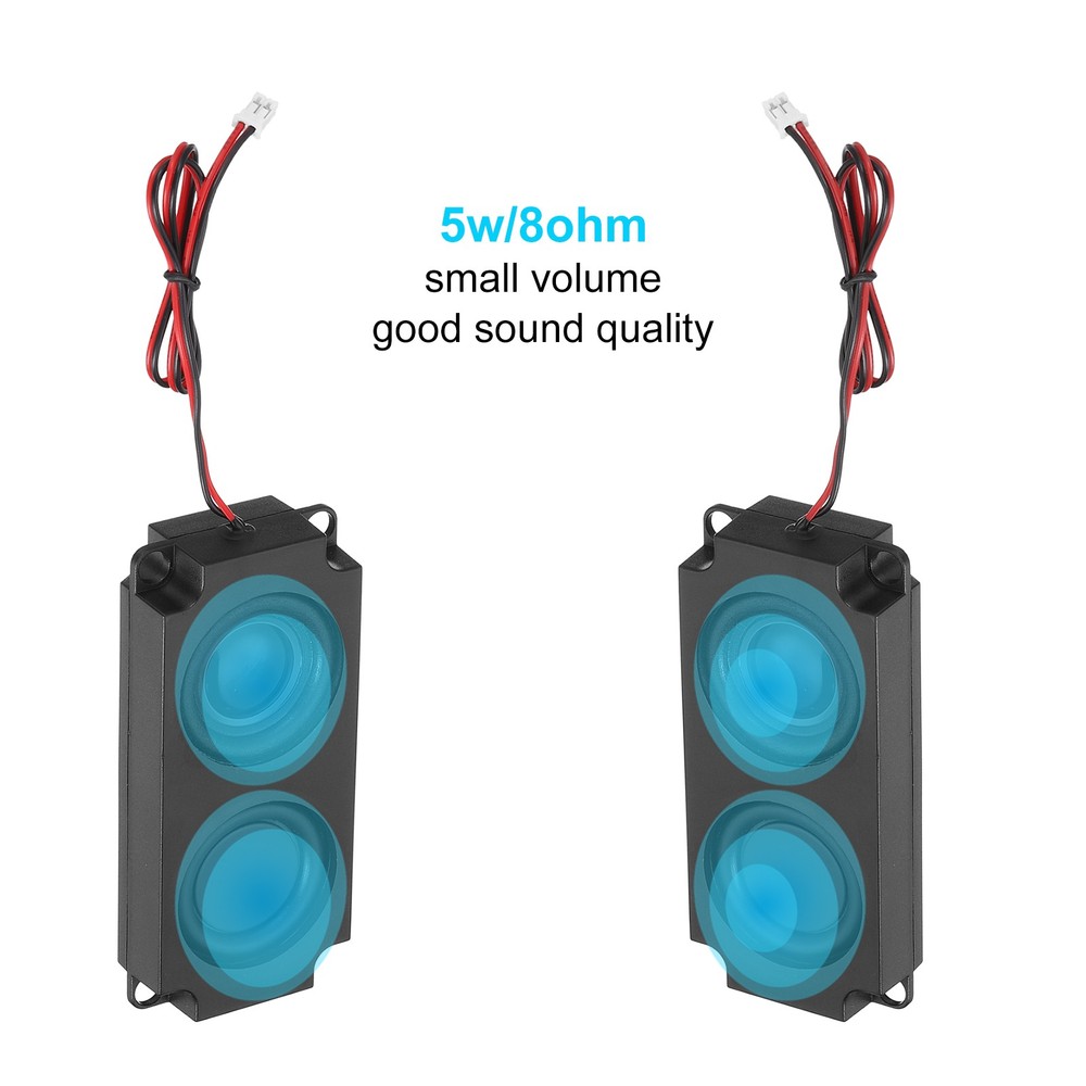 6 Pcs 5 Watt 8 Ohm Single Mini Speaker with Terminal Wire