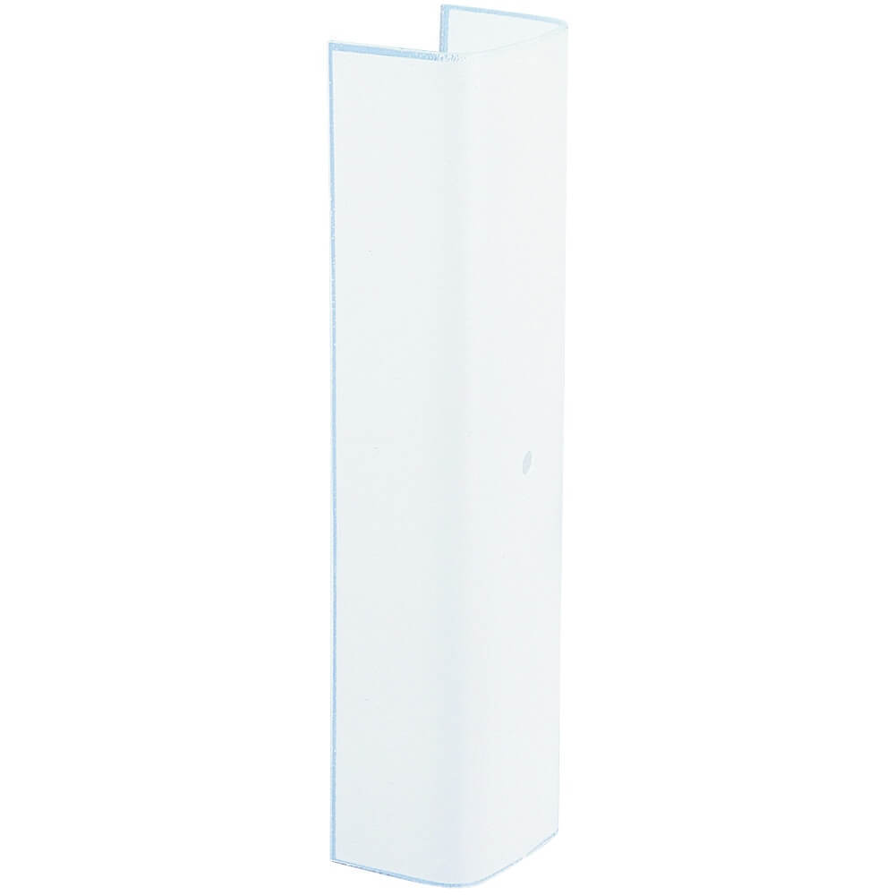 Westinghouse 8175900 Channel Shade, Rectangular, Glass, White
