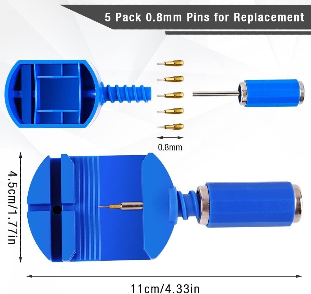 Watch Link Removal Tool Kit for Band Adjustment and Sizing Repairs