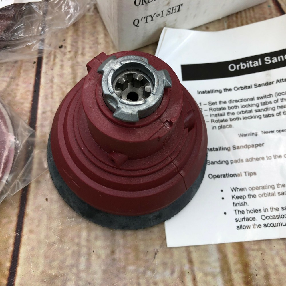 orbital sanding attachment power tool attachment