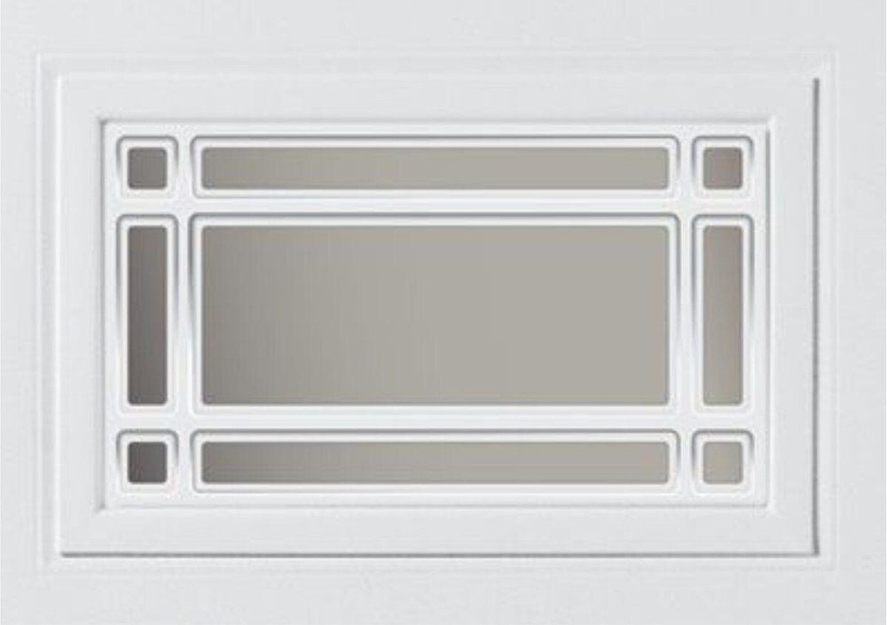 HOLMES Garage Door White Prairie 510 Replacement Window Inserts /Short Panel