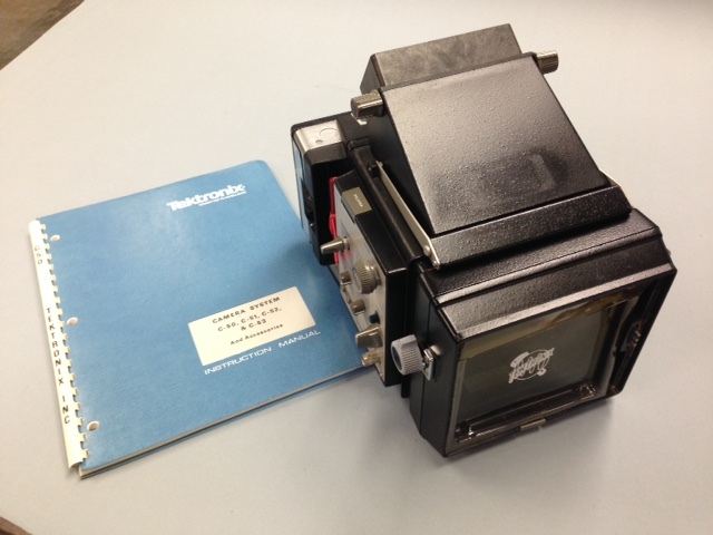 Tektronix C-53 Oscilloscope Camera with Pack Film Back