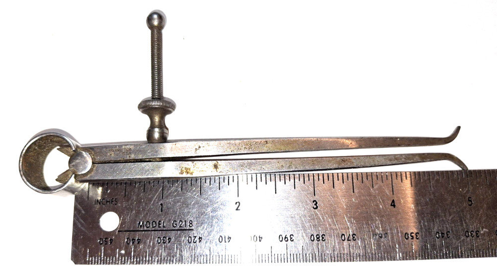 Starrett Tools Fay Spring Type Inside Caliper, Spring Nut 5.5"