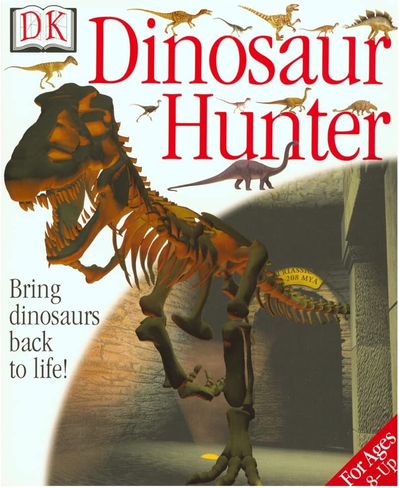 Dinosaur Hunter PC CD learn about ancient creatures jurassic T-Rex Raptor bones