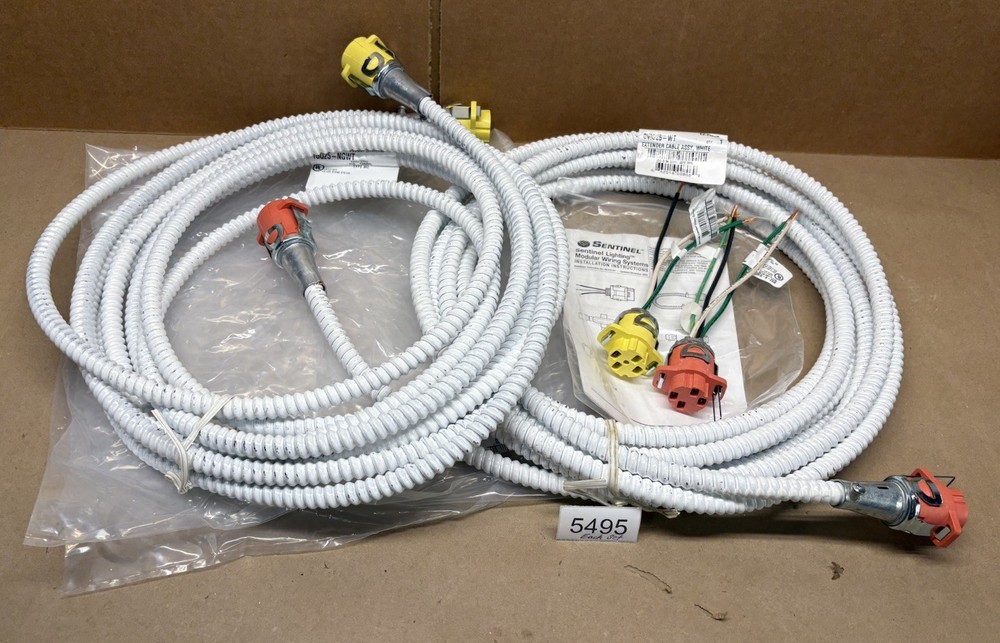 Sentinel Lighting Modular Wiring System WM1046 Kit Extender Cable GVIG25-WT
