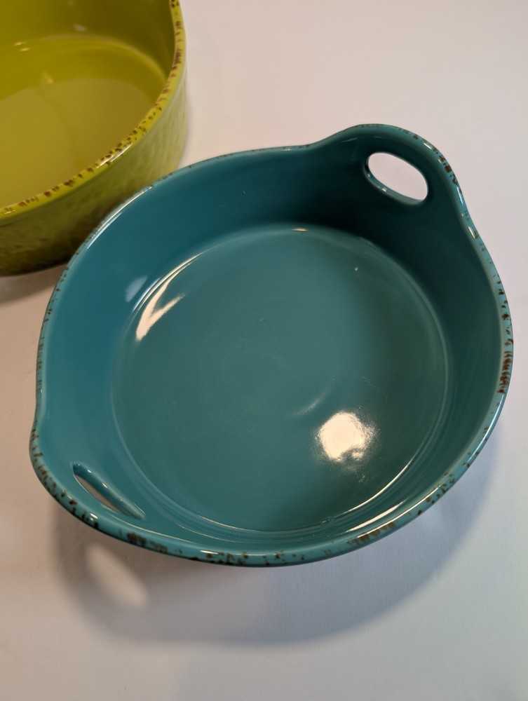 Nesting Bakeware Blue Jean Chef Set/Chef Aimee Blume 2 Piece