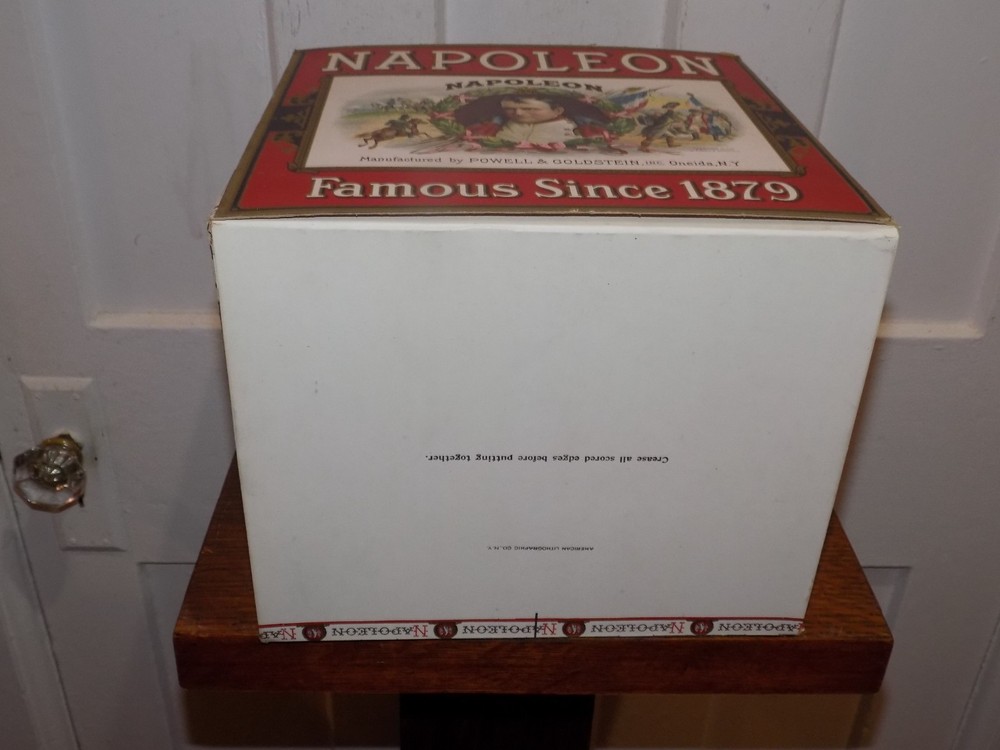 Vintage Napoleon Cigar Box Store Display