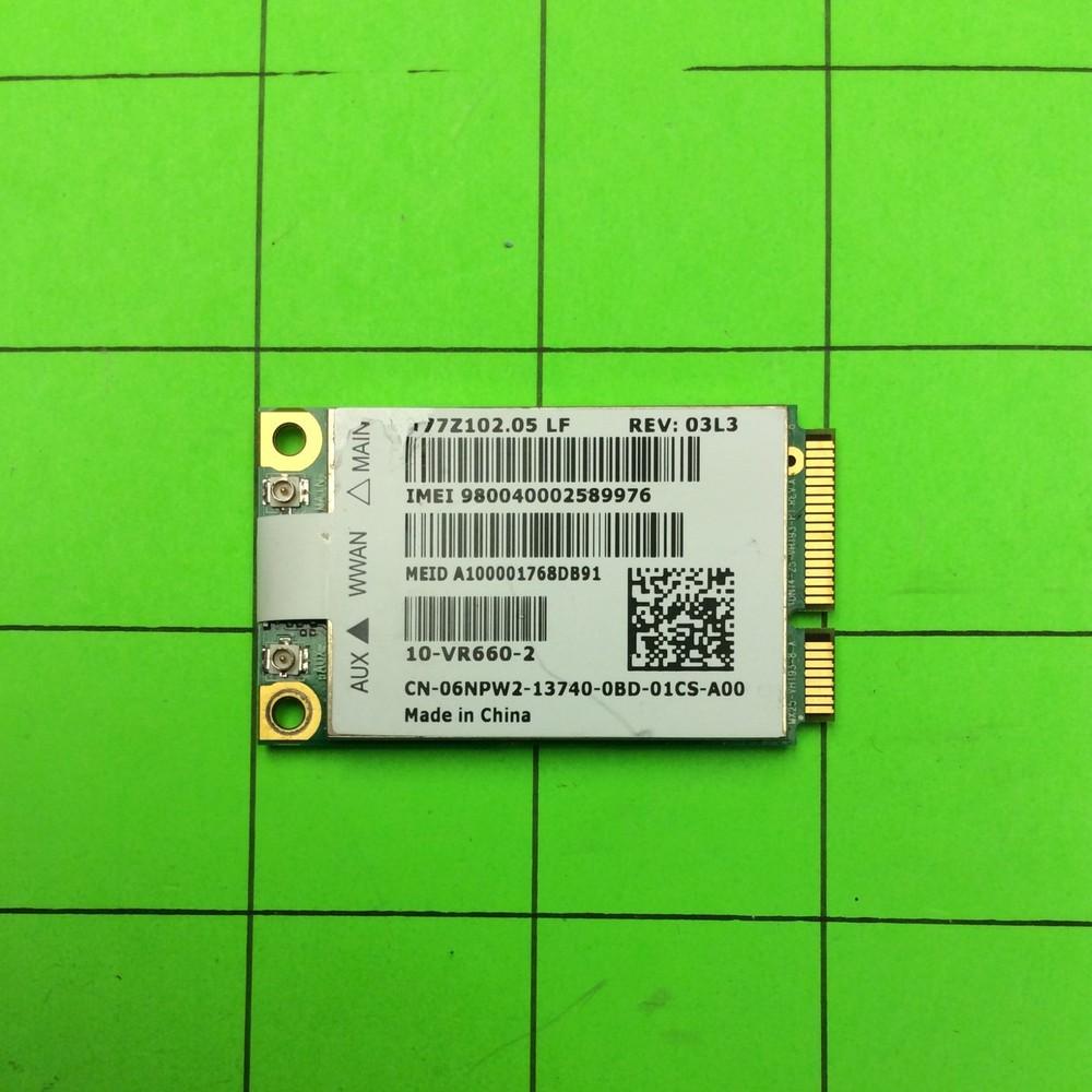 Dell Inspiron Mini 1012 Laptop Computer Wwan Network Card