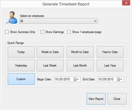 Time Clock Software & 4500 Series Biometric Fingerprint Scanner Reader, TimeDrop
