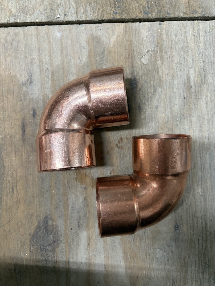 EPC 2 1/2" Copper 90° Elbow Fitting / UNUSED