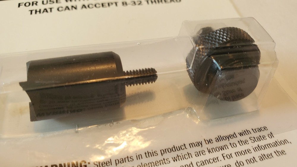 LEE 90468 8-32 Threaded Cutter Adapter & Lock Stud for Case Prep Stations