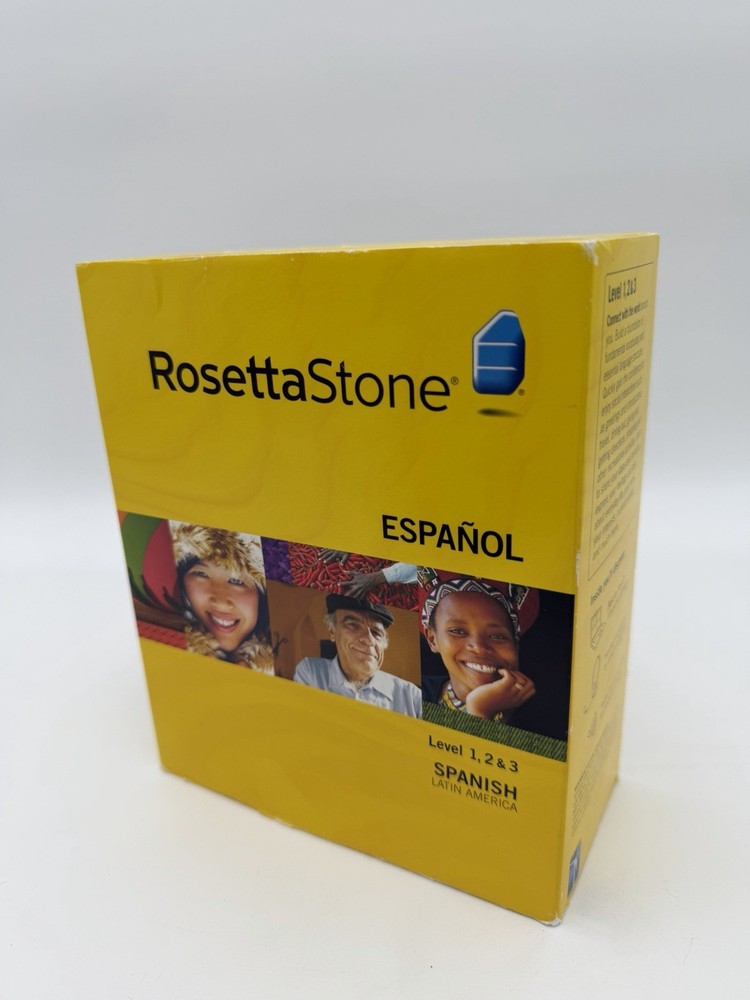 ROSETTA STONE ESPANOL Level 1, 2 & 3 Spanish Interactive Software CD's Version 3