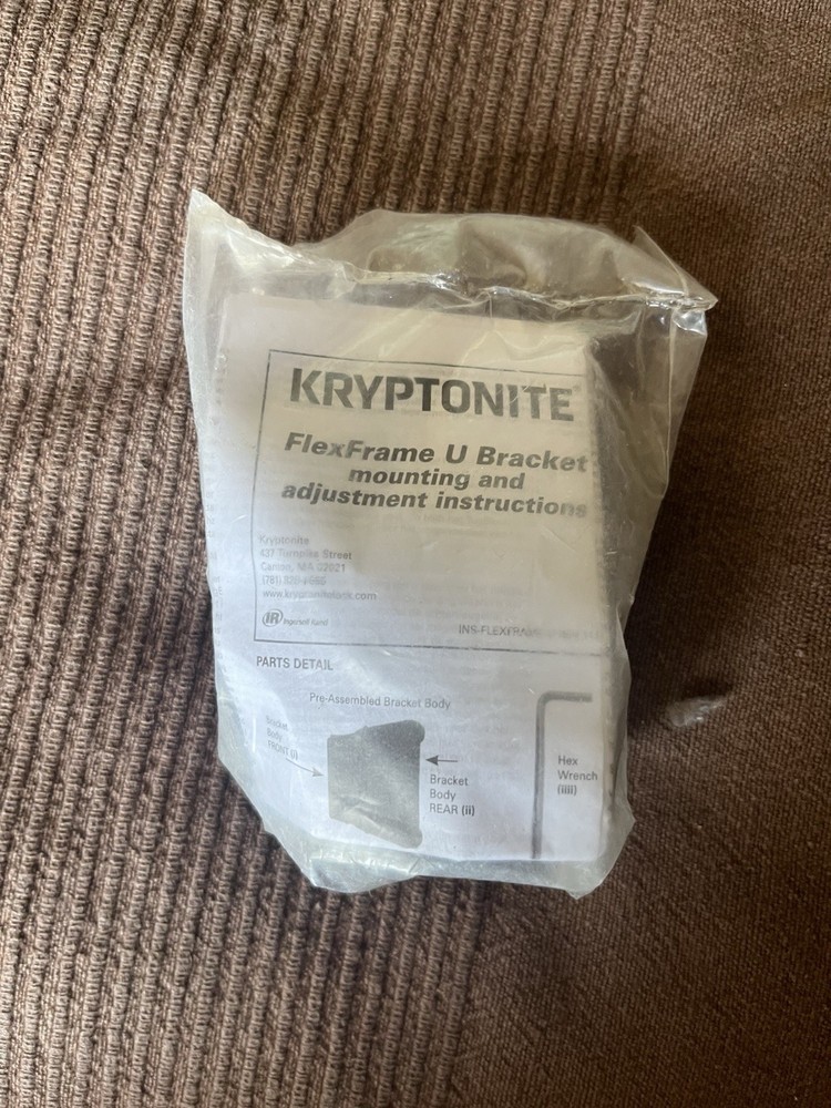 Kryptonite Transit Flexframe U Bracket Mount