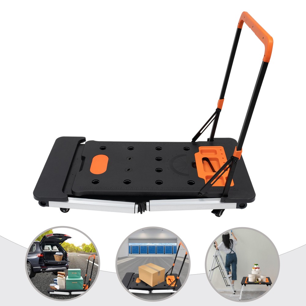 7-in-1 Workbench Portable Folding Sawhorse Work Table 550lbs Load Capacity
