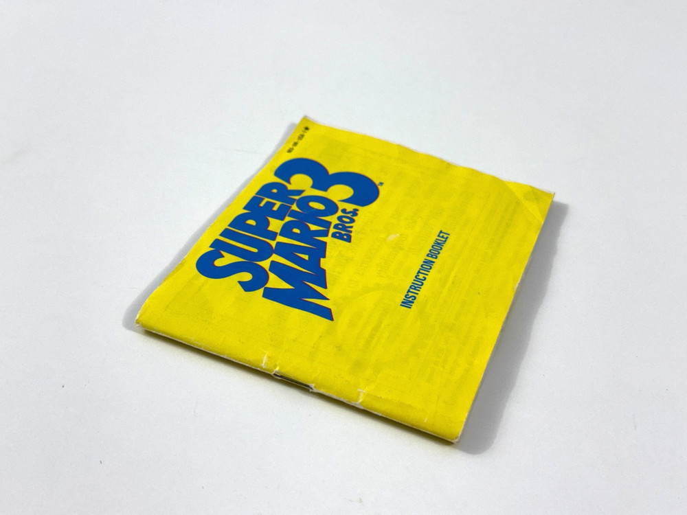 Super Mario 3 Nintendo NES Manual Only
