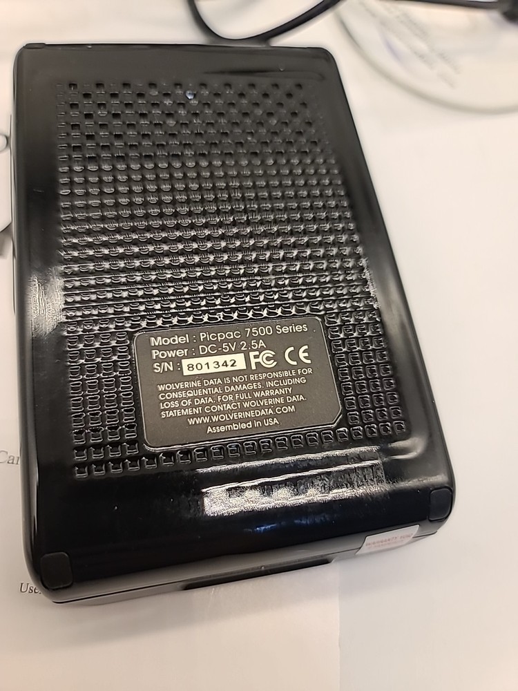 Wolverine Picpac 7500 Sim Card Reader 250gb