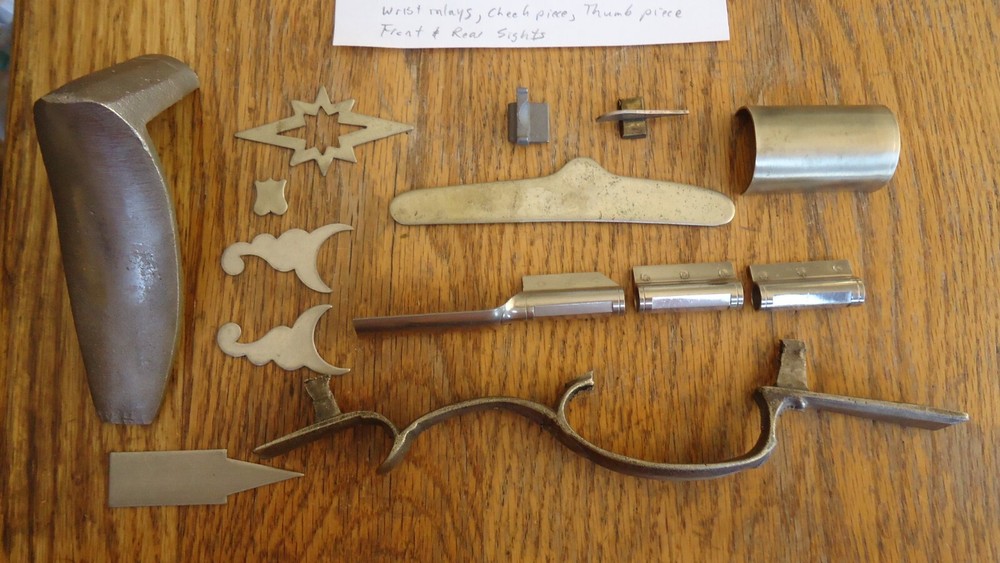 Muzzleloader Parts, Pennsylvania Kentucky Long Rifle,  German Silver TT8