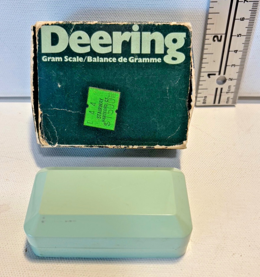Vintage Deering Gram Scale and Random Mini-Spoons
