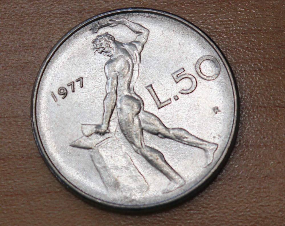 1977 Italy 50 Lire