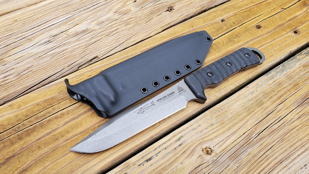 TOPS APACHE DAWN APAD-02 KYDEX Sheath Only, Taco style (BK)