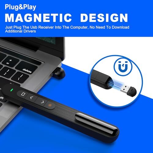 Presentation Clicker Hyperlink Volume Control Wireless Presenterppt Powerpoint C