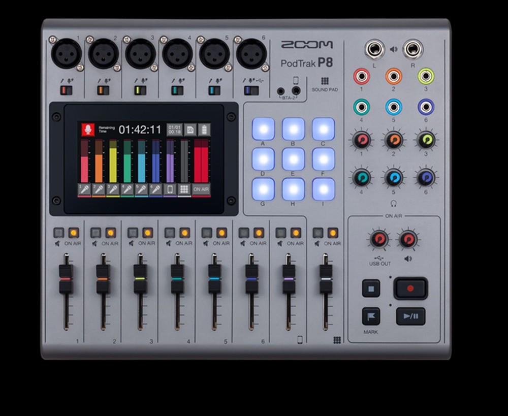 Zoom PodTrak P8 Podcast Recorder