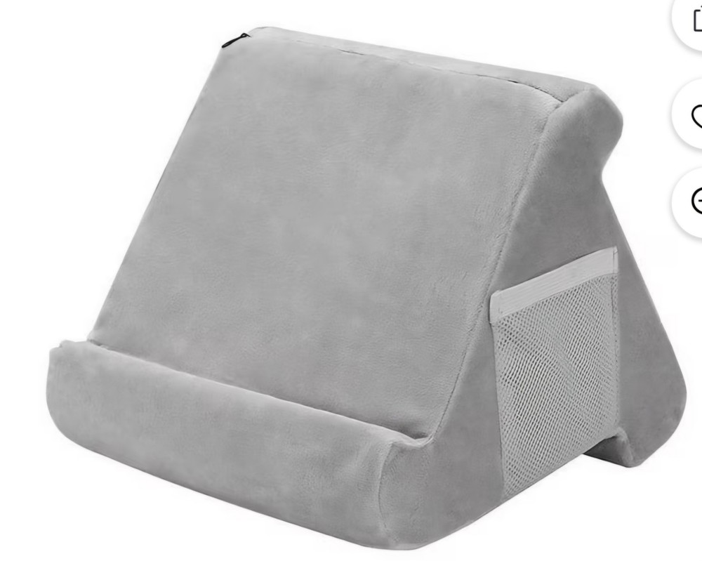Tablet Cushioned Pillow Stand - Gray