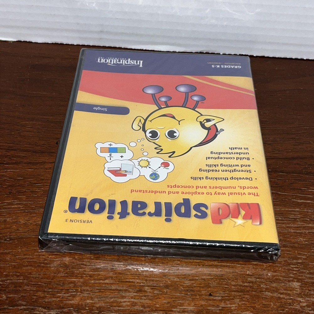 Kidspiration 3.0 for PC/Mac Inspiration Visual Learner Curriculum New - Single