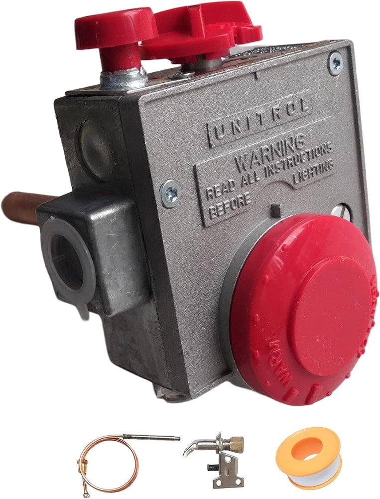 110-326 Natural Gas Water Heater Thermostat. NO, red and silver