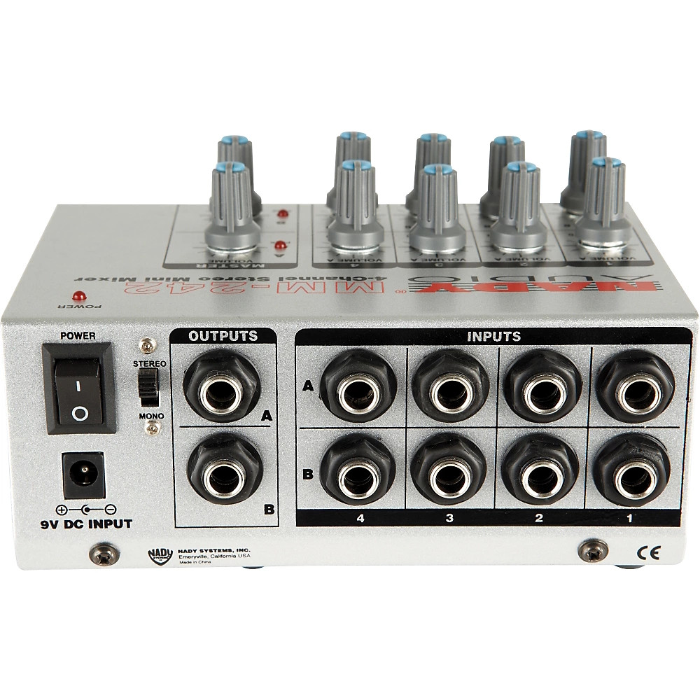 Nady MM-242 4-Channel Mini Mixer