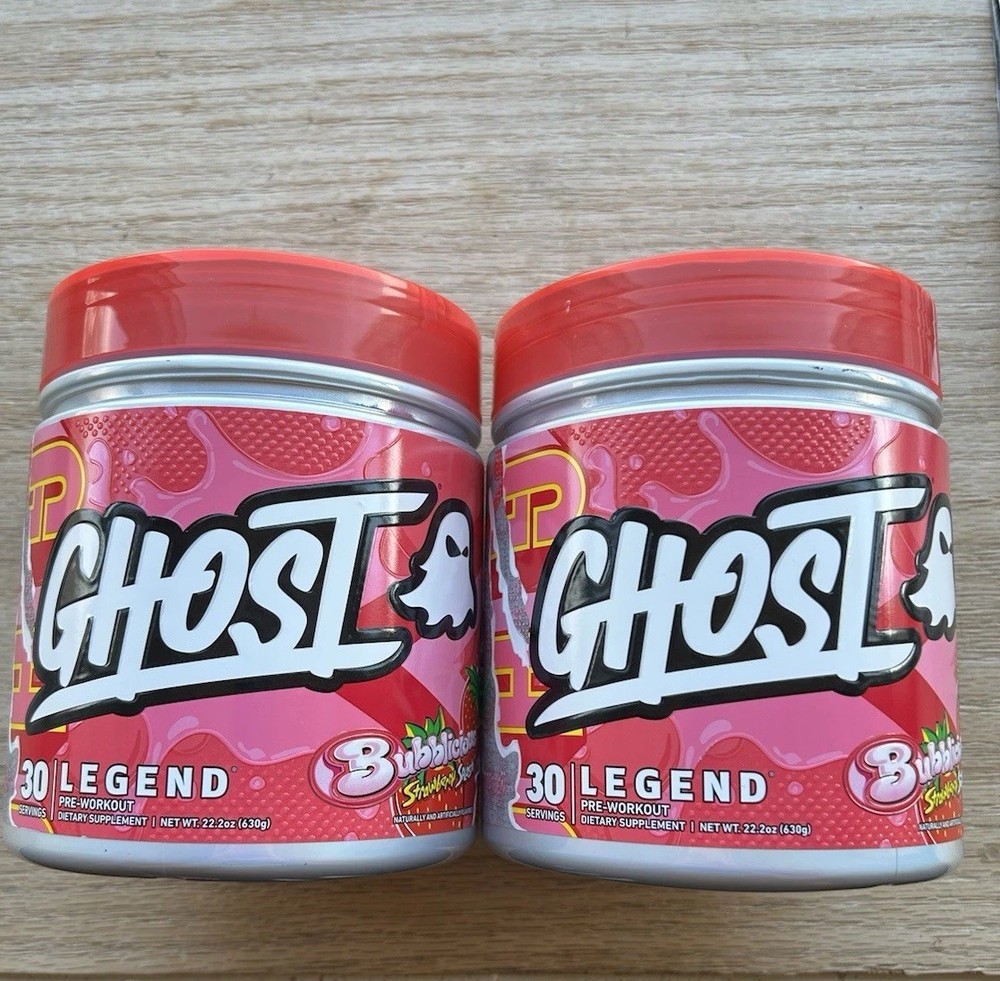 Ghost Energy Drink Bubblicious Strawberry Splash Pre Workout