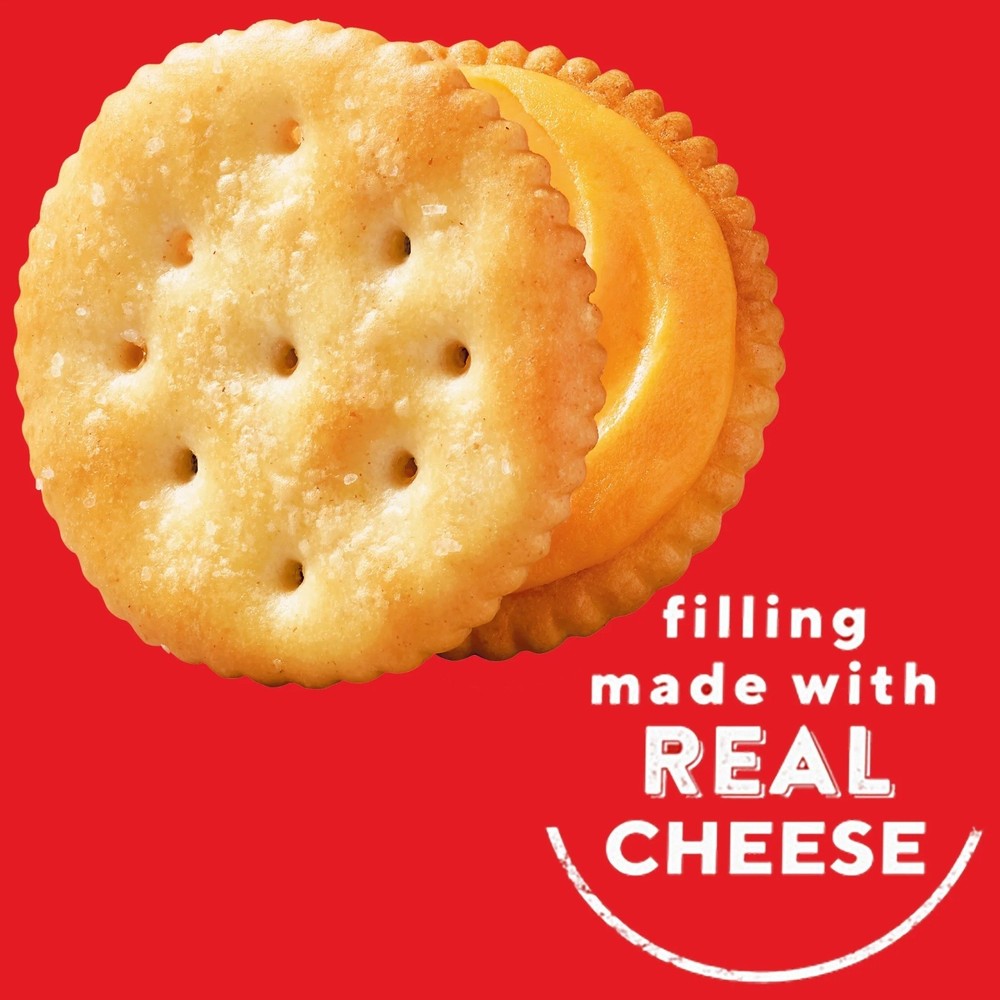 RITZ Cheese Crackers - Lunch Snacks, 8 Packs, 6 Crackers/Pack!