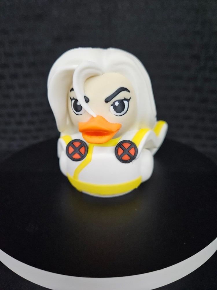 Storm Duck, Xmen, 3D Printed, Ducks, Ducking, DuckDuckJeep
