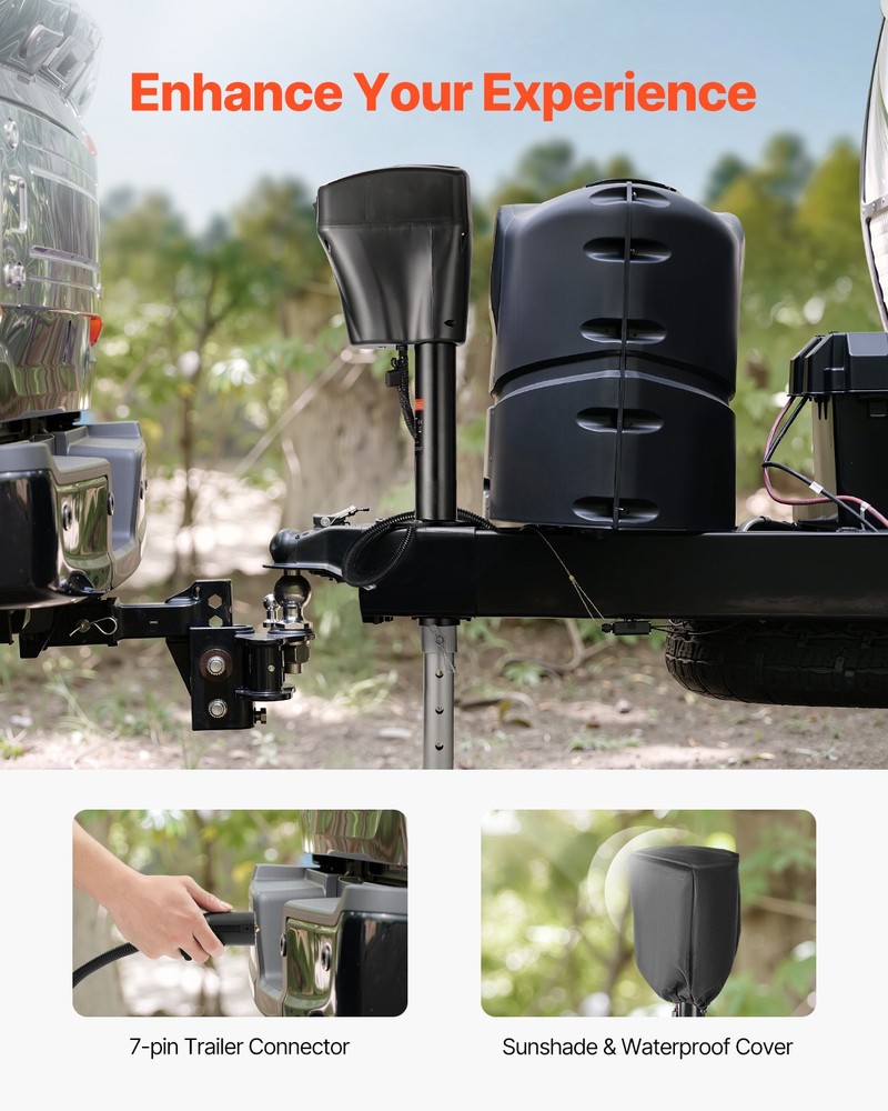 VEVOR Electric Trailer Jack 5000lbs Power Tongue Jack for RV Trailer Camper